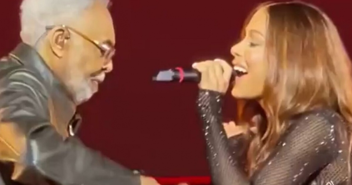 VÍDEO: Gilberto Gil divide palco com Anitta em evento de marca sueca em São Paulo