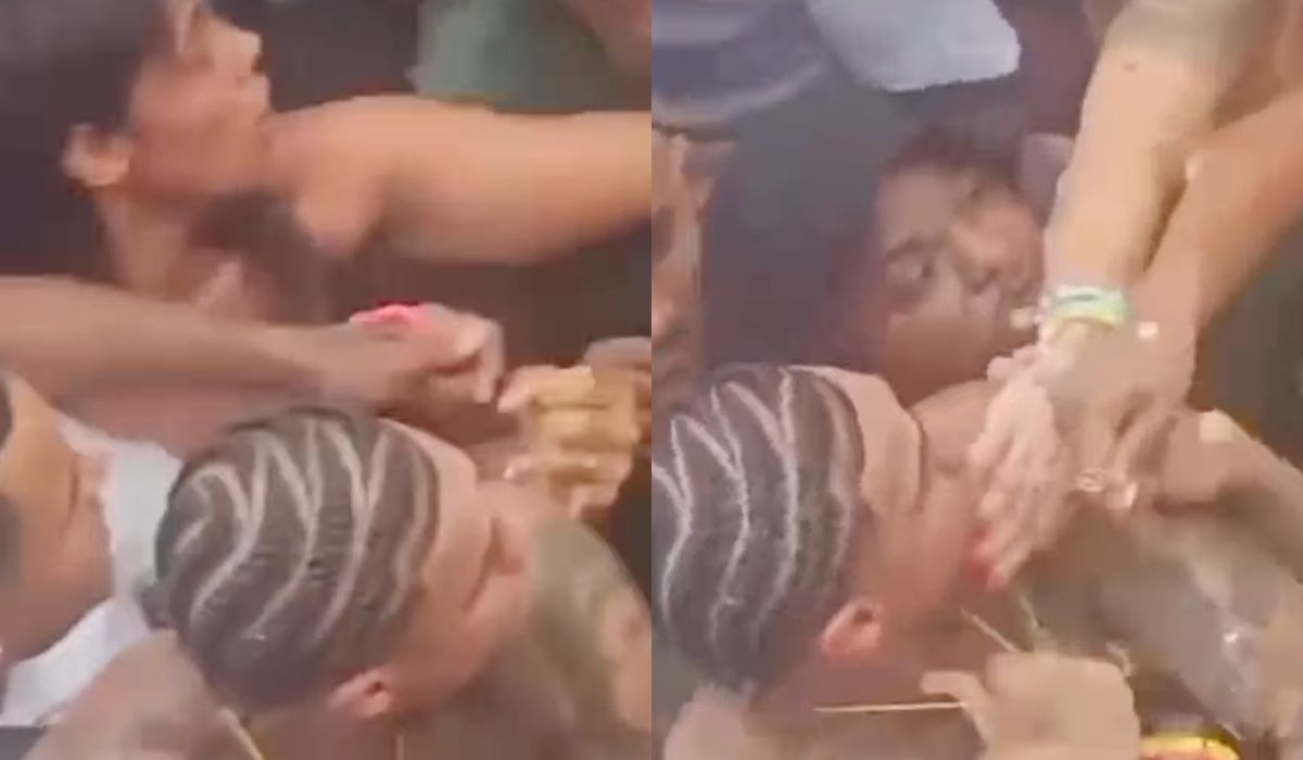 VÍDEO: veja momento em que o rapper MC Cabelinho sofre tentativa de furto no Pelourinho