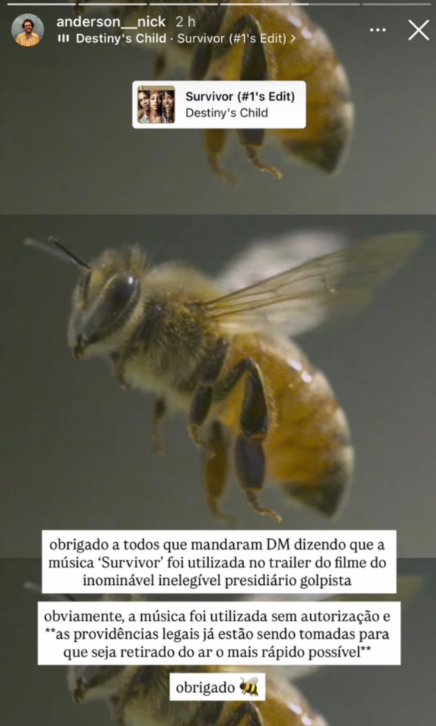 Equipe de Beyoncé aciona jurídico após filme de Bolsonaro usar música da artista sem autorização 3 Screenshot%202025 12 09%2009.33.06