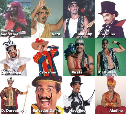 Captura de tela relacionada ao vampiro no Carnaval