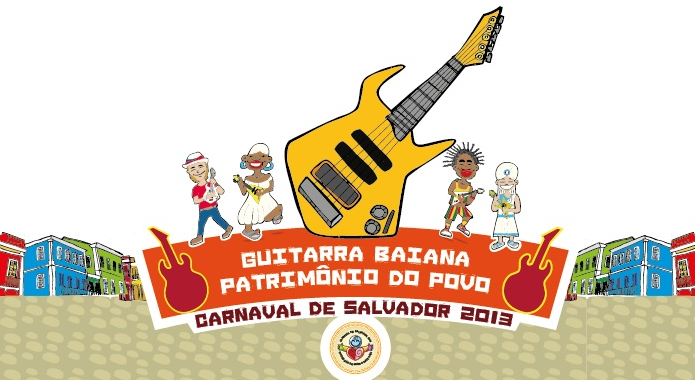 Detalhe da guitarra baiana