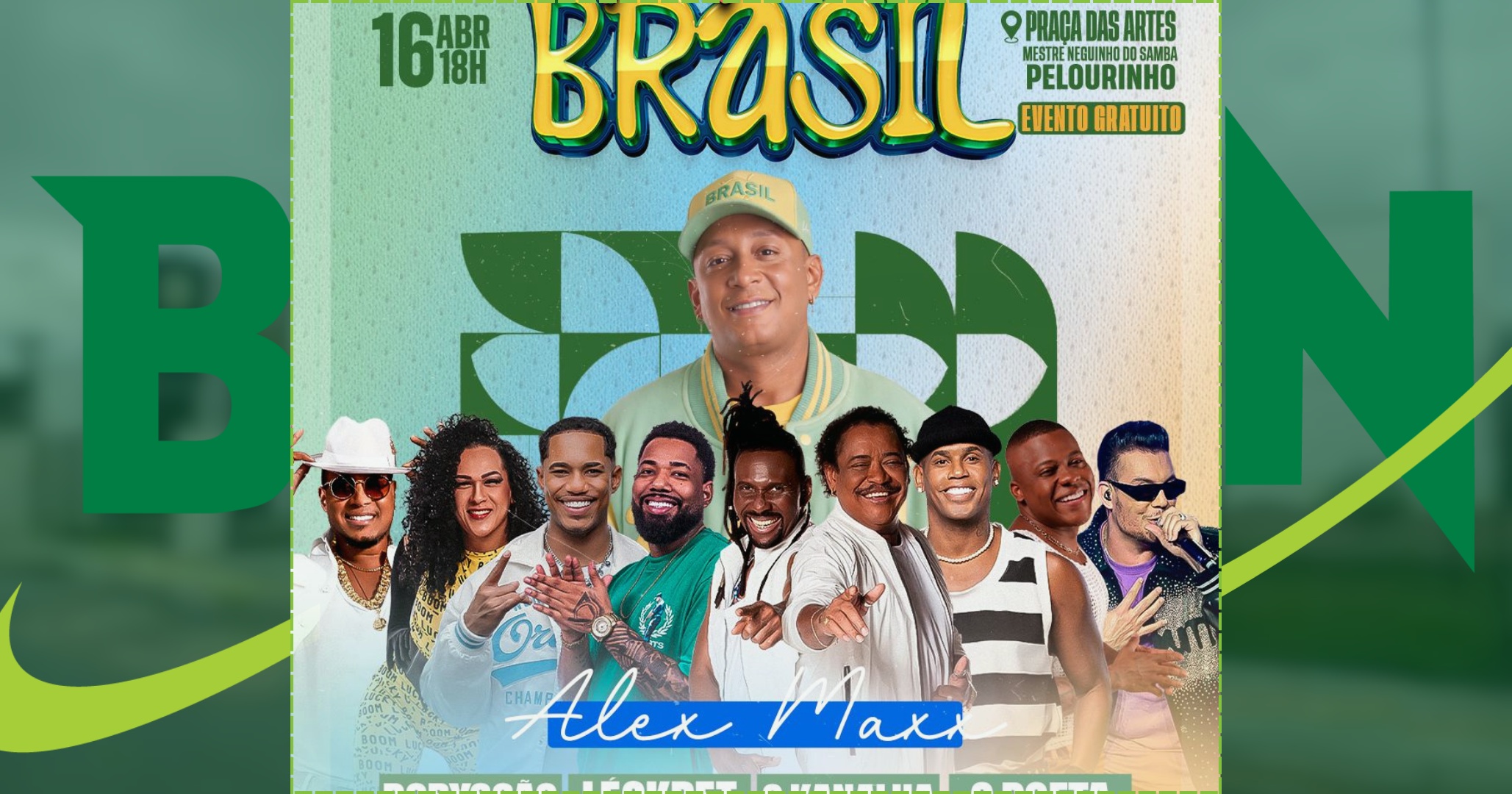 Alex Maxx grava DVD no Pelourinho com convidados e show gratuito em Salvador