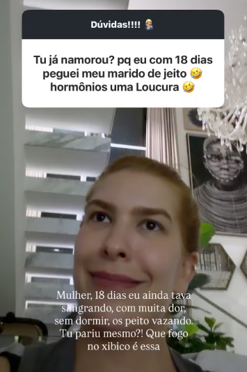 Lore Improta fala sobre intimidade com Léo Santana após nascimento de Levi e dá 'bronca' em fã: "Que fogo é esse?" 3 Lore Improta