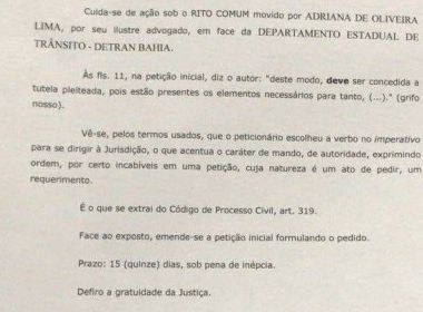 Juiz de Feira de Santana se retrata com advogado por reclamar de uso do verbo 'dever'
