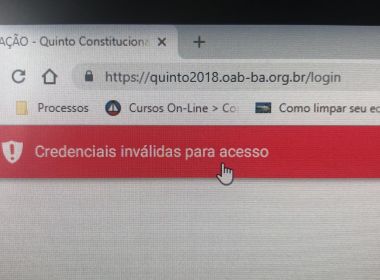 Quinto Constitucional: OAB-BA prorroga eleição até as 21h diante de instabilidade de sistema