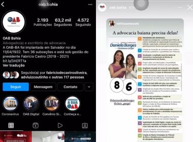 OAB-BA quer responsabilização de autor de publicação no Instagram da entidade