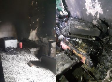 Ilhéus: Incêndio atinge Vara da Fazenda Pública, que fica completamente destruída