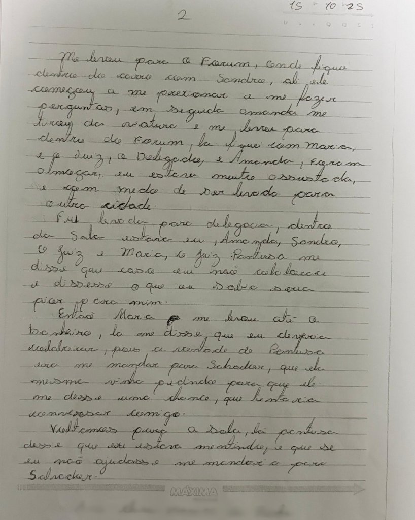 Carta da menor - página 2