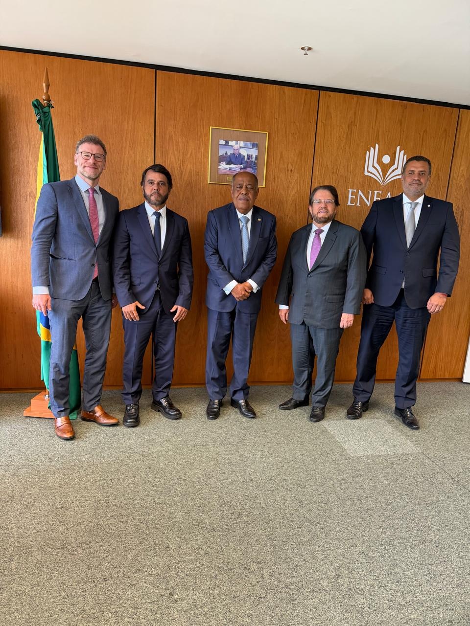 Direção da EMAB realiza visita à a Escola Nacional de Formação de Magistrados em Brasília