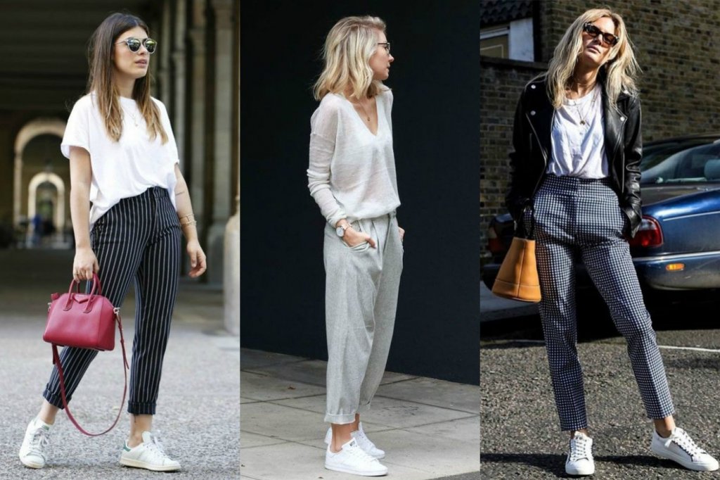 tenis com calça social