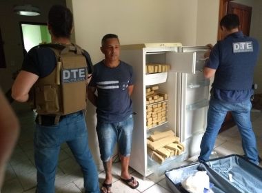 Conquista: 'Fornecedor de drogas' é preso com 100 kg de maconha dentro de geladeira