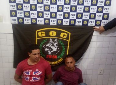 Feira de Santana: Carga de R$ 30 mil em cocaína é apreendida e dois são presos