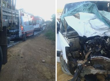 Um morre e 9 ficam feridos em acidente com van que levava pacientes de hemodiálise