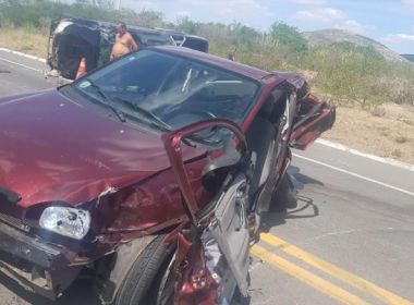 Milagres: Colisão entre dois veículos deixa 1 morto e três feridos na BR-116