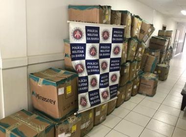 Porto Seguro: Dupla é presa com mais de três mil materiais roubados