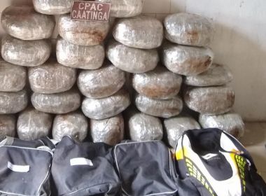 Macucuré: Passageira de ônibus é presa por transportar 28 kg de maconha em 4 mochilas