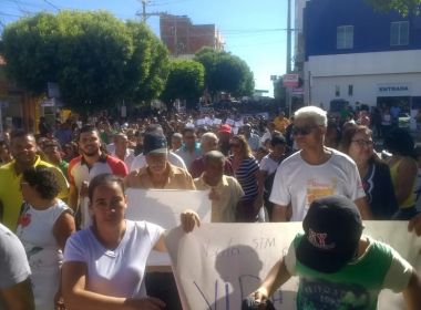 Guanambi: Moradores protestam contra construção de barragem de rejeitos