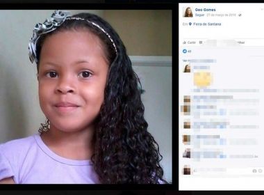 Feira: Justiça nega pedido para exumação do crânio de menina desaparecida em 2017