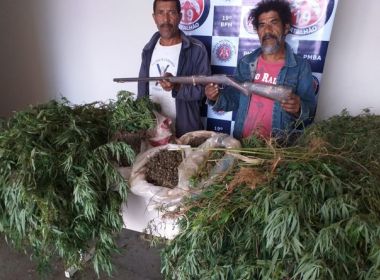 Jaguaquara: Dois são presos em ação que apreendeu 30 kg de maconha