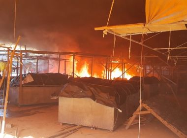 Ipiaú: Centro de abastecimento sofre incêndio; feirante estima prejuízo de R$ 50 mil
