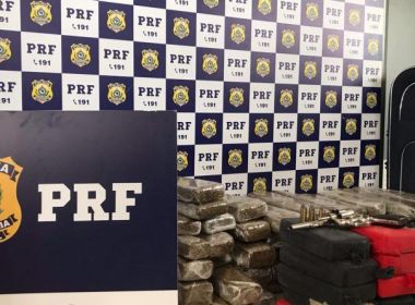 Conquista: Dois são presos com 60 kg de drogas em transporte ilegal de passageiros