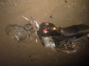Caraíbas: Motociclista morre em colisão com carro na BA-262