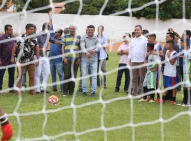 Cordeiros: Rui Costa inaugura reforma de estádio e entrega ambulâncias