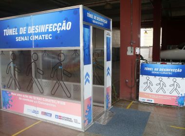 Dois hospitais do sul da Bahia passam a contar com túneis de desinfecção do Cimatec