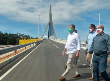 Ilhéus: Governador vistoria e entrega primeira ponte estaiada da Bahia 