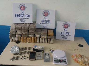 Ação integrada encontra 40 kg de maconha com casal em Feira de Santana