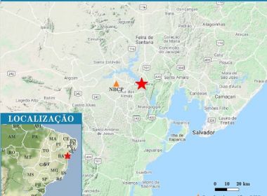 Cachoeira: Centro da USP confirma tremor de pequena intensidade