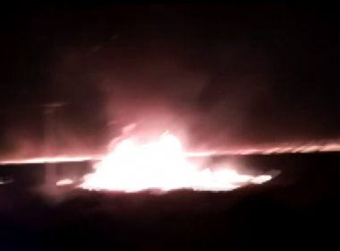 Barra: Incêndio atinge área de vegetação próxima a território quilombola