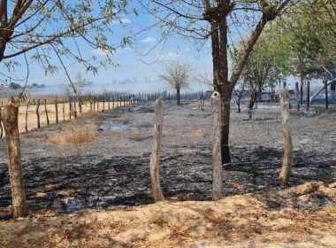 Barra: Incêndio varre localidade perto de zona urbana; fogo já atingiu cerca de 1,5 mil ha