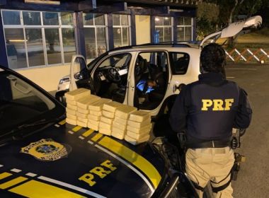 Feira: PRF prende casal com 40 kg de cocaína; material renderia R$ 5 mi a tráfico