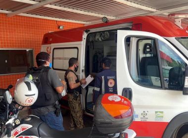 Porto Seguro: Dupla invade base e furta equipamentos de ambulância do Samu