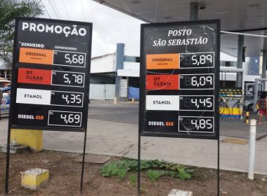 Após quarto reajuste da Petrobras, gasolina chega a R$ 5,87 em Porto Seguro