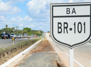 Ministro promete entrega de 51 km de duplicação da BR-101 na Bahia até fim do ano