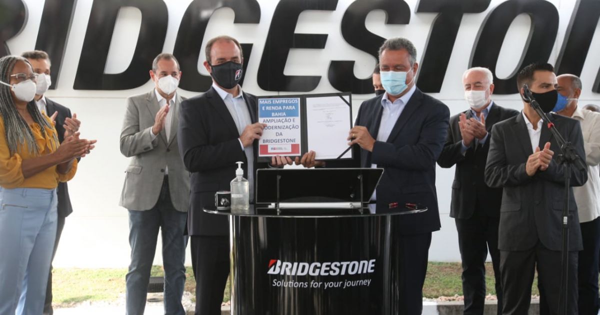 Bahia Notícias / Municípios / Notícia / Bridgestone de Camaçari anuncia aporte de R$ 700 milhões na Bahia - Vimarsana News