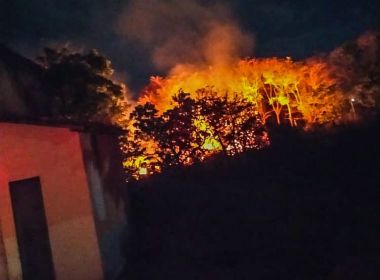 Barreiras: Incêndio atinge área de vegetação que abriga orfanato