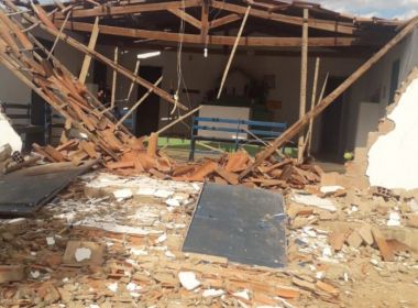 Bahia: Ventania destrói igreja e apenas altar fica de pé