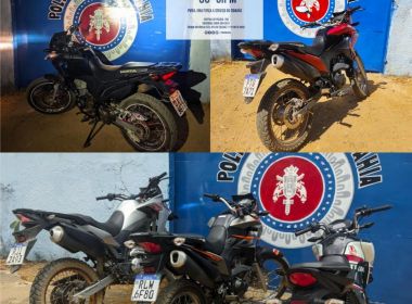 Santa Rita de Cássia: Cinco motos com suspeita de clonagem são apreendidas 
