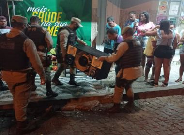 Igaporã: Policiais encerram festas de paredão e apreendem equipamentos e veículos