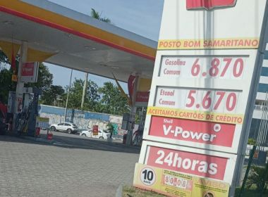 Lauro de Freitas: Mesmo antes do reajuste, gasolina já ultrapassa R$ 6,80 nas bombas