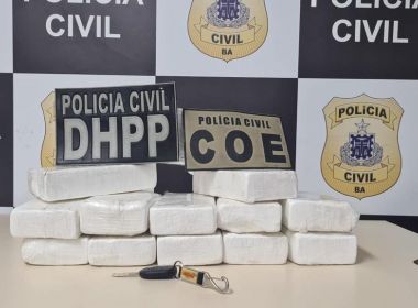 Simões Filho: Motorista é preso com cocaína avaliada em R$ 300 mil