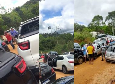 Ibirapitanga: Grupo faz arrastão em estrada vicinal; 20 carros viraram alvo de grupo