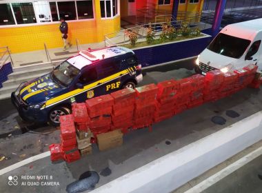 Conquista: PRF apreende 1,5 tonelada de maconha após ajuda de cão farejador