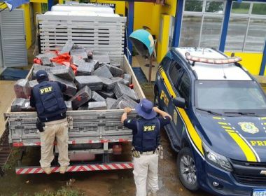 PRF-BA apreende mais de 2 toneladas de maconha e recupera veículo roubado