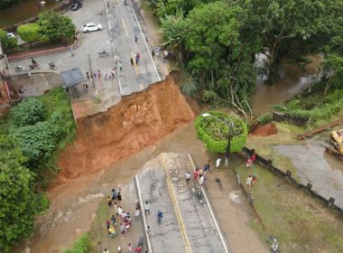 Rodovias são interditadas no sul e no sudoeste da Bahia após efeitos das chuvas