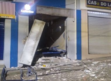 Bandidos explodem casa lotérica em São Félix