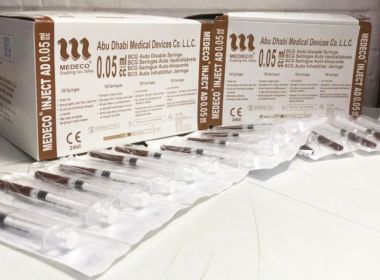 Feira: Falta de seringas pode interromper aplicação da vacina BCG